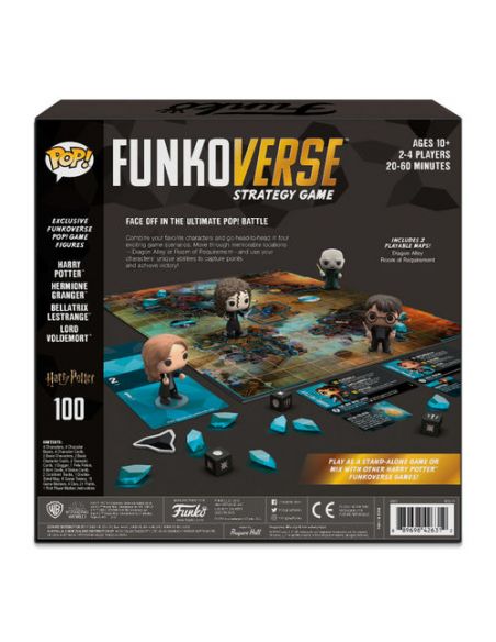 Funkoverse Harry Potter Español 4 Figuras - Juego de Mesa - Harry Potter