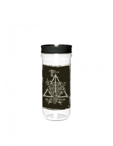 Vaso con pajita las Reliquias de la Muerte - Harry Potter