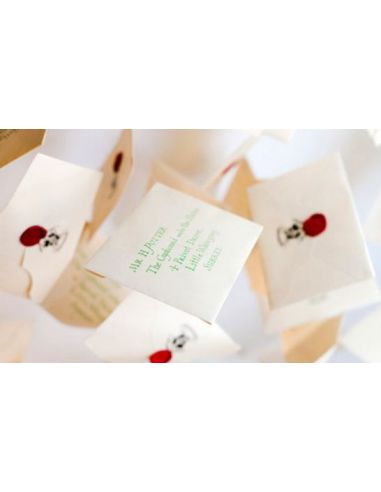 Pack de 12 Pegatinas Réplicas Carta Hogwarts - Harry Potter