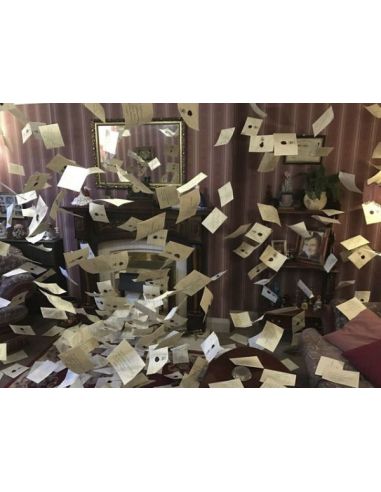 Pack de 12 Pegatinas Réplicas Carta Hogwarts - Harry Potter