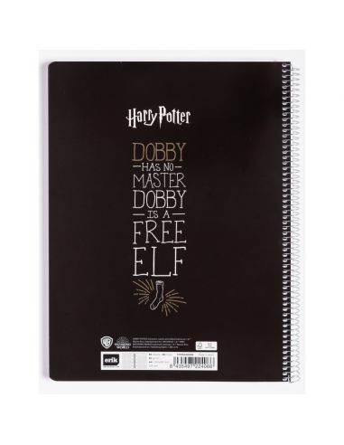 Libreta Dobby is Free A4 - Harry Potter