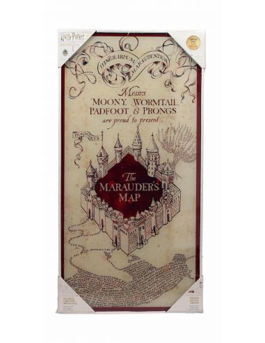 Cuadro de vidrio Mapa del Merodeador - Harry Potter