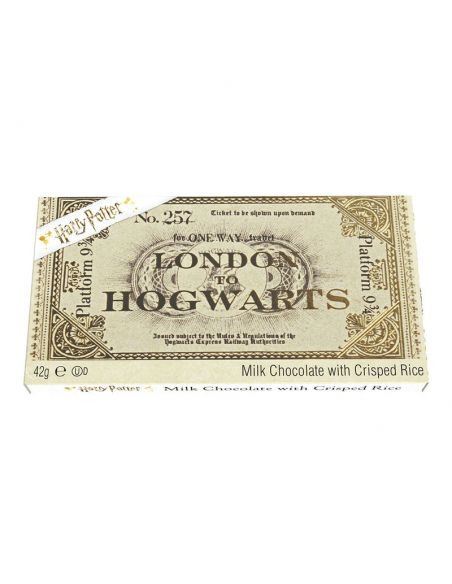 Tableta de Chocolate Ticket Hogwarts Express - Harry Potter