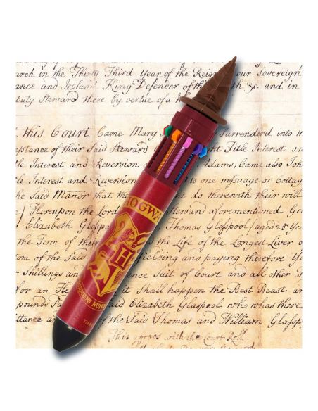 Bolígrafo 10 colores Sombrero Seleccionador - Harry Potter