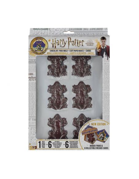 Kit Molde Rana de Chocolate + Cajas + Cromos - Harry Potter