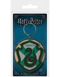 Llavero caucho Escudo Slytherin 6 cm - Harry Potter