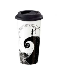 Taza de viaje Time to Share and Scare - Pesadilla antes de Navidad