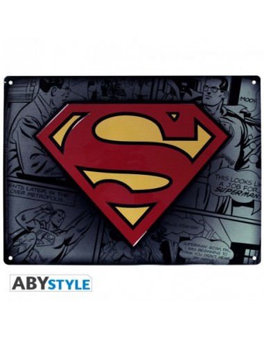Placa metálica Superman - DC Comics