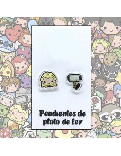 Pendientes Plata - Dios del Trueno y Martillo - Joyería Artesanal