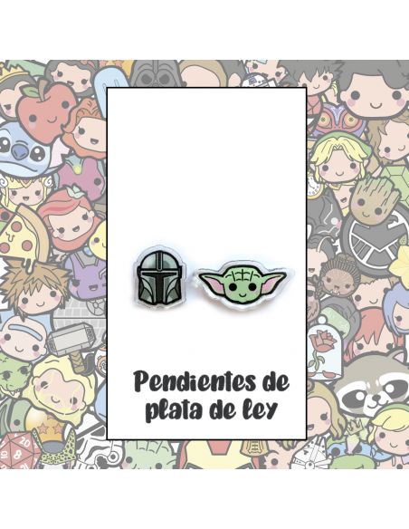 Pendientes Plata - Cazarrecompensas y El Niño - Joyería Artesanal
