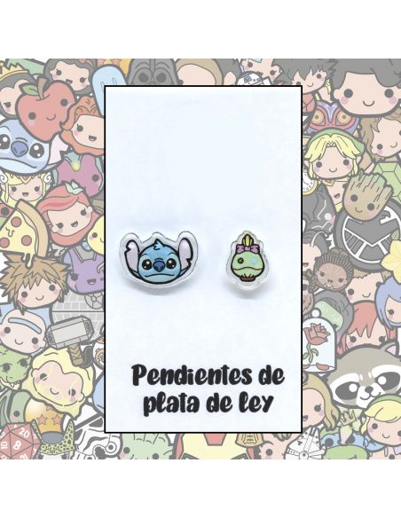 Pendientes Plata - Experimento 626 y Muñeca - Joyería Artesanal