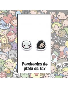 Pendientes Plata - Mago y Bruja malvados - Joyería Artesanal