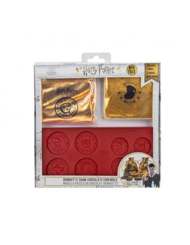 Molde de chocolates Gringotts Bank Coin - Harry Potter