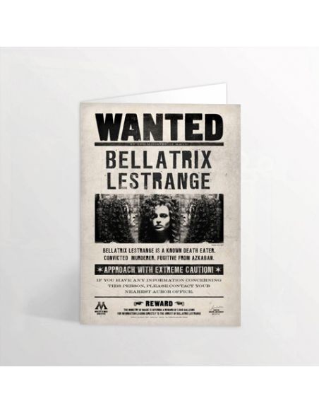 Tarjeta lenticular Bellatrix Lestrange - Harry Potter