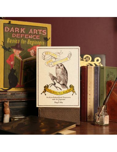 Tarjeta Owl Emporiun - Harry Potter