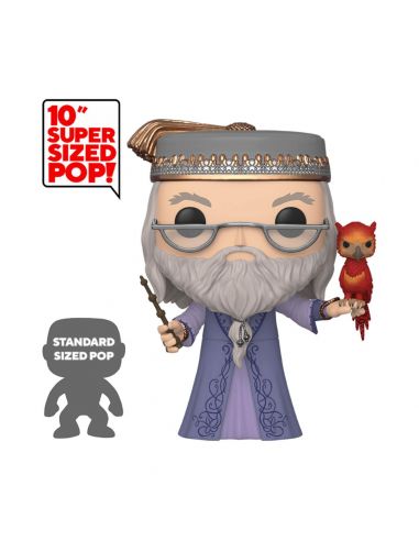 Funko Pop! Albus Dumbledore y Fawkes 25 cm - Super Sized - Harry Potter