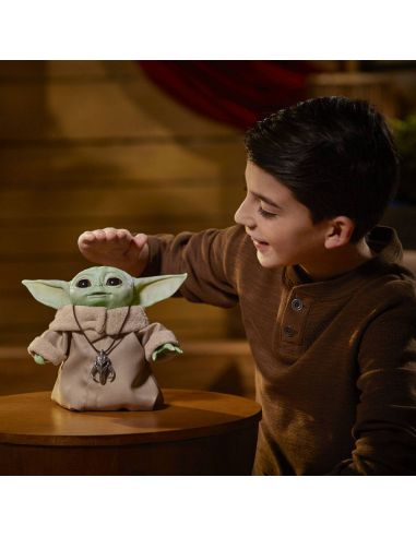 Figura electrónica Baby Yoda - Animatronic Edition - The Mandalorian - Hasbro