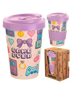 Taza de viaje Insert Coin Game Over