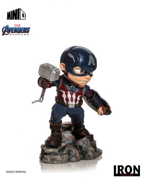 Figura Capitán América 15 cm PVC - Iron Studios - Marvel