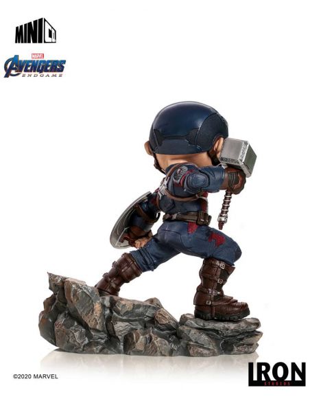Figura Capitán América 15 cm PVC - Iron Studios - Marvel