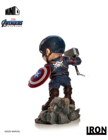 Figura Capitán América 15 cm PVC - Iron Studios - Marvel