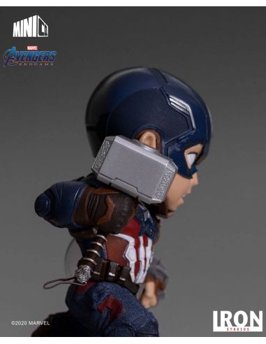 Figura Capitán América 15 cm PVC - Iron Studios - Marvel