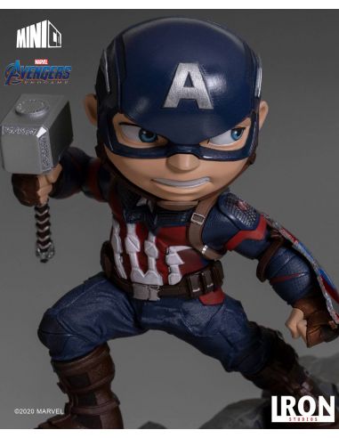 Figura Capitán América 15 cm PVC - Iron Studios - Marvel