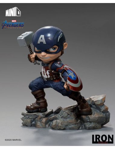 Figura Capitán América 15 cm PVC - Iron Studios - Marvel
