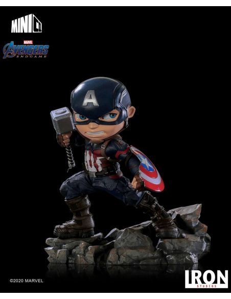 Figura Capitán América 15 cm PVC - Iron Studios - Marvel