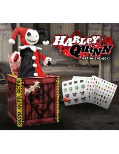 Caja de música Jack in the Box Harley Quinn 29 cm -  DC Comics