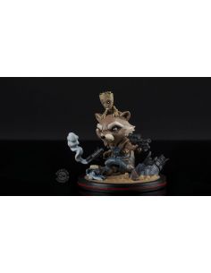 Figura Rocket y Groot 14 cm - Iron Studios - Marvel 2