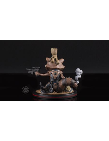 Figura Rocket y Groot 14 cm - Iron Studios - Marvel