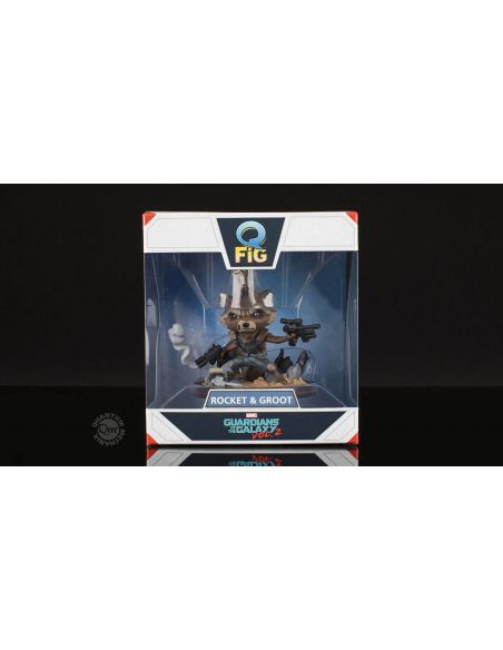Figura Rocket y Groot 14 cm - Iron Studios - Marvel