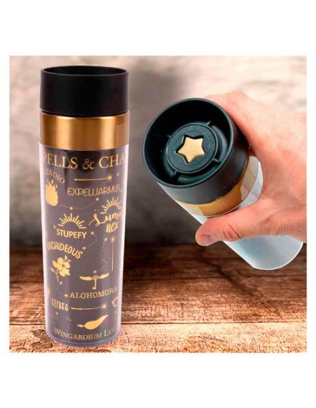 Vaso de viaje Premium Hechizos - Harry Potter