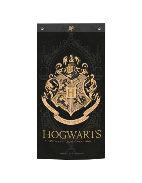 Estandarte Hogwarts black - Harry Potter