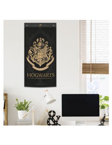 Estandarte Hogwarts black - Harry Potter