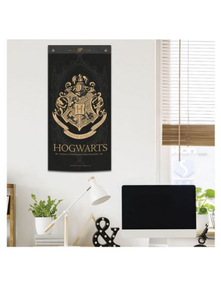 Estandarte Hogwarts black - Harry Potter