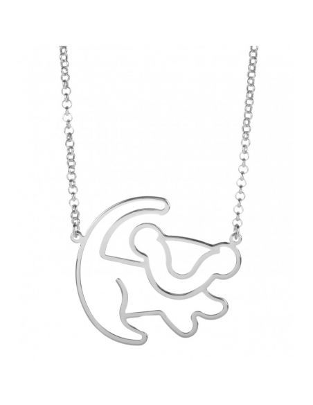 Colgante Simba chapado en Oro - Disney - El Rey León