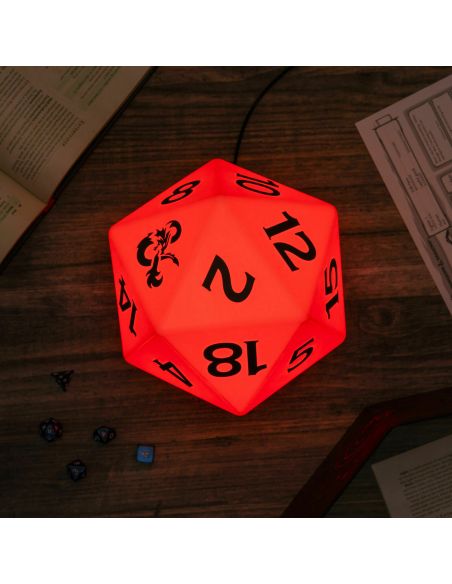 Lámpara D20 - Dungeons and Dragons