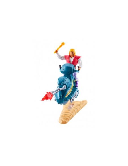 Figura Príncipe Adam y Aerodeslizador - Masters del Universo Origins