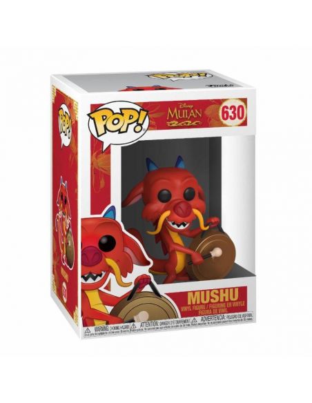 Funko Pop! Mushu con Gong 630 - Mulan
