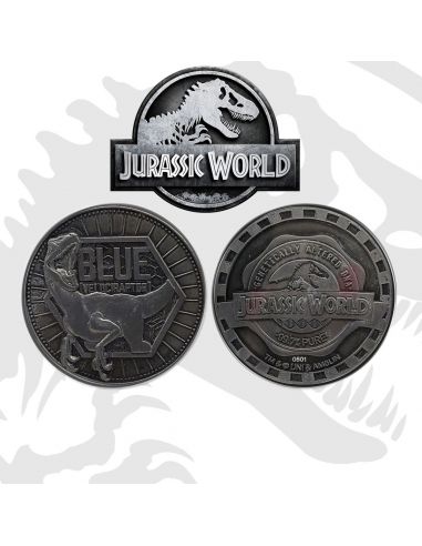 Moneda Blue Velociraptor - Edición Limitada - Jurassic Park