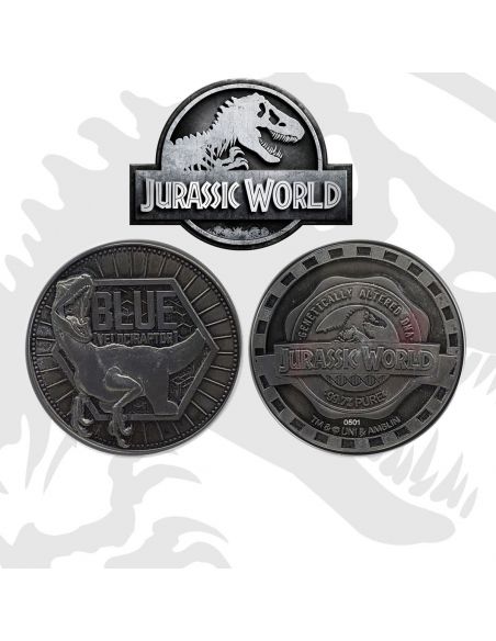 Moneda Blue Velociraptor - Edición Limitada - Jurassic Park