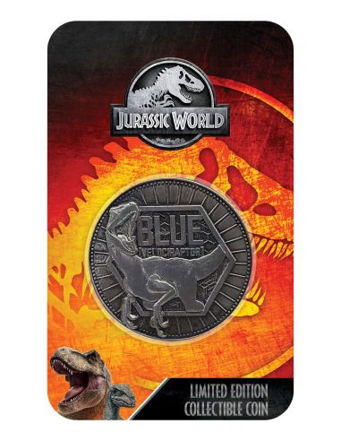 Moneda Blue Velociraptor - Edición Limitada - Jurassic Park