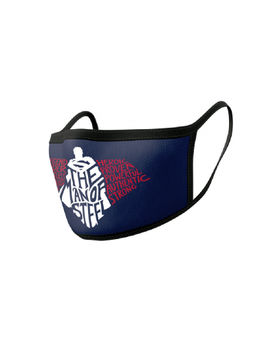 Pack de 2 protectores faciales Hombre de Acero - Superman