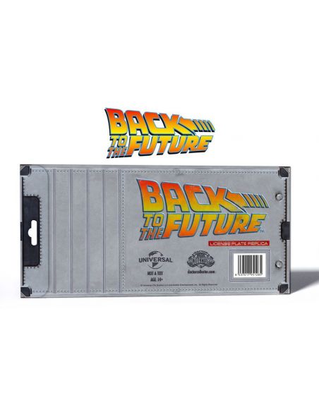Matricula DeLorean - Regreso al Futuro Matricula DeLorean - Regreso al Futuro