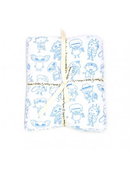 Muselina bebé Cine Azul