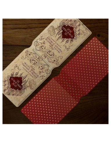 Tarjetero Mapa del Merodeador - Harry Potter