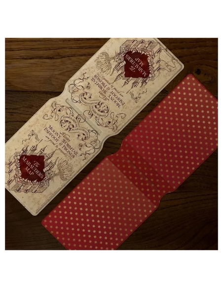 Tarjetero Mapa del Merodeador - Harry Potter