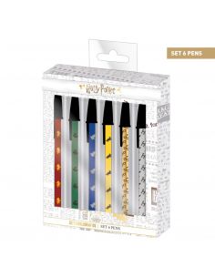 Pack 6 bolígrafos Harry Potter